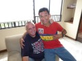 One of the greatest friends a guy could ever have, Pastor Wilmar Gomez, with some BritGit...