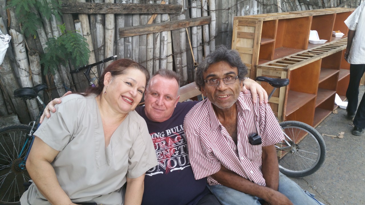 Dra Ana Bustos, me, and Ernesto